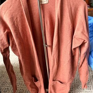 Altar'd State Terracotta Knit Cardigan